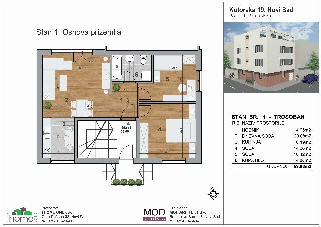 I HOME ONE Kotorska prizemlje